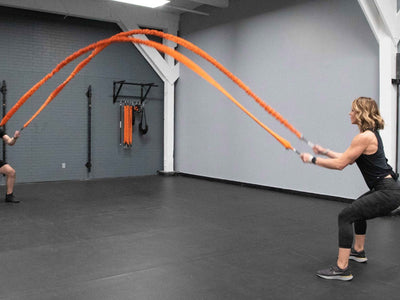 Beast Battle Rope Partner Workout