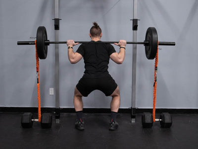 Banded Barbell Squat