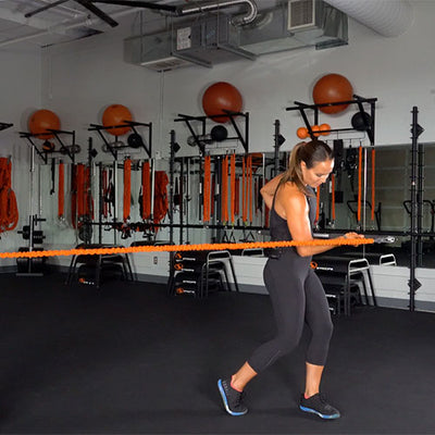 Anti Rotational Unilateral Hold With Baseball Swing