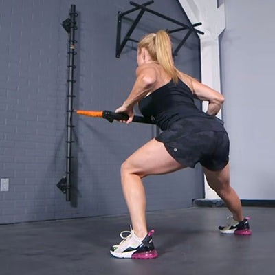 Alternating Side Lunge With Row