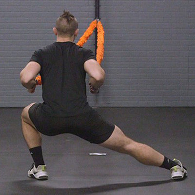Alternating Side Lunge With Row