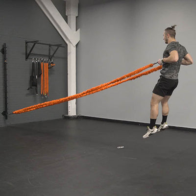 Squat Jump Row