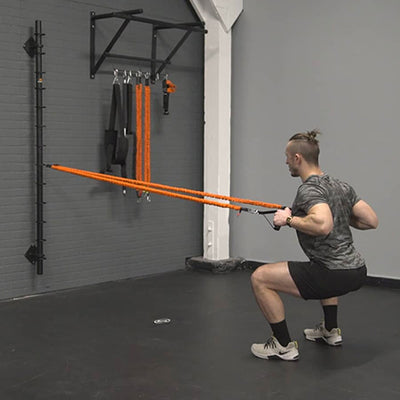 Static Squat Row