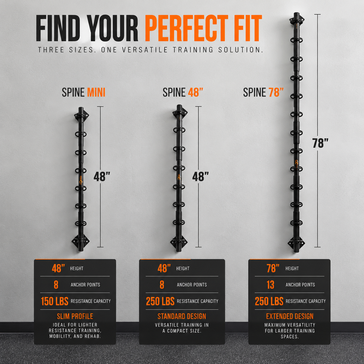 Stroops spine informational comparison image. 