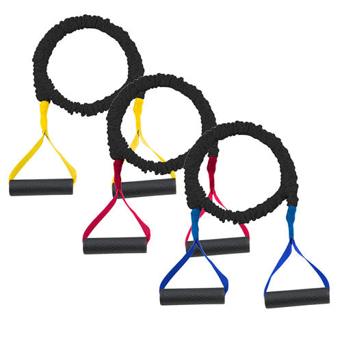 Stroops Slastix Toner resistance band 3-pack - light, medium, and heavy resistance options