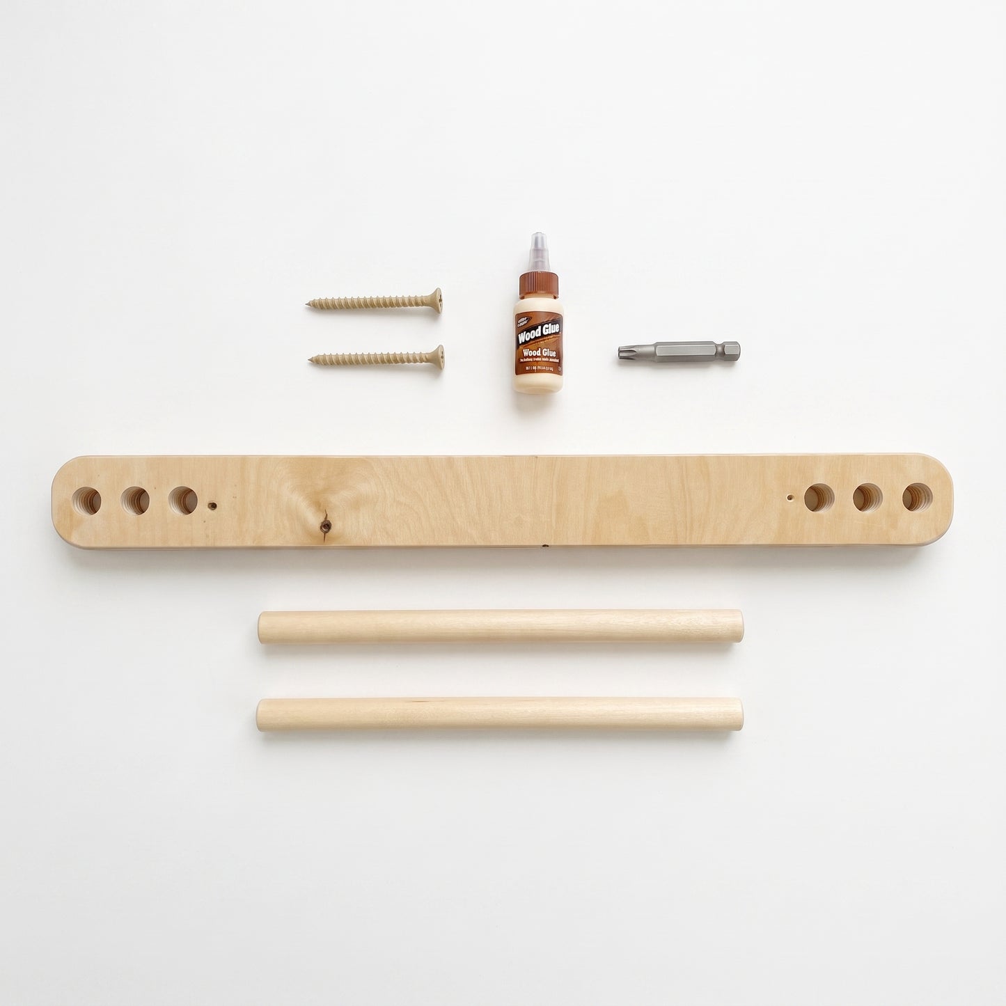Wood Adjustable Mat Rack