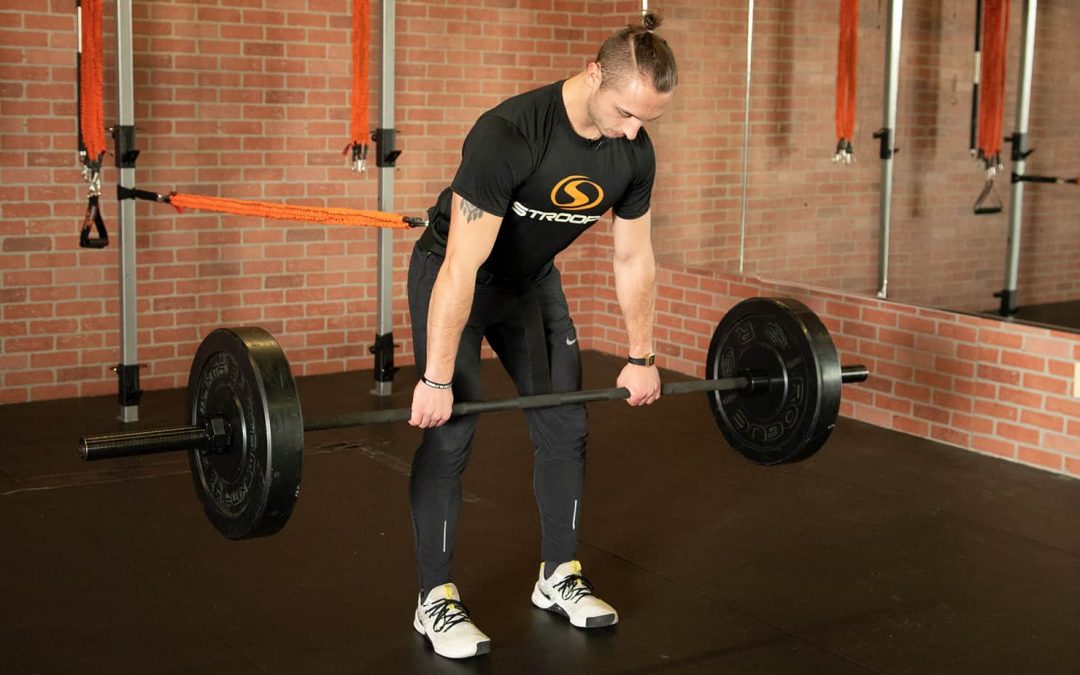 Banded Deadlift for Glute Activation