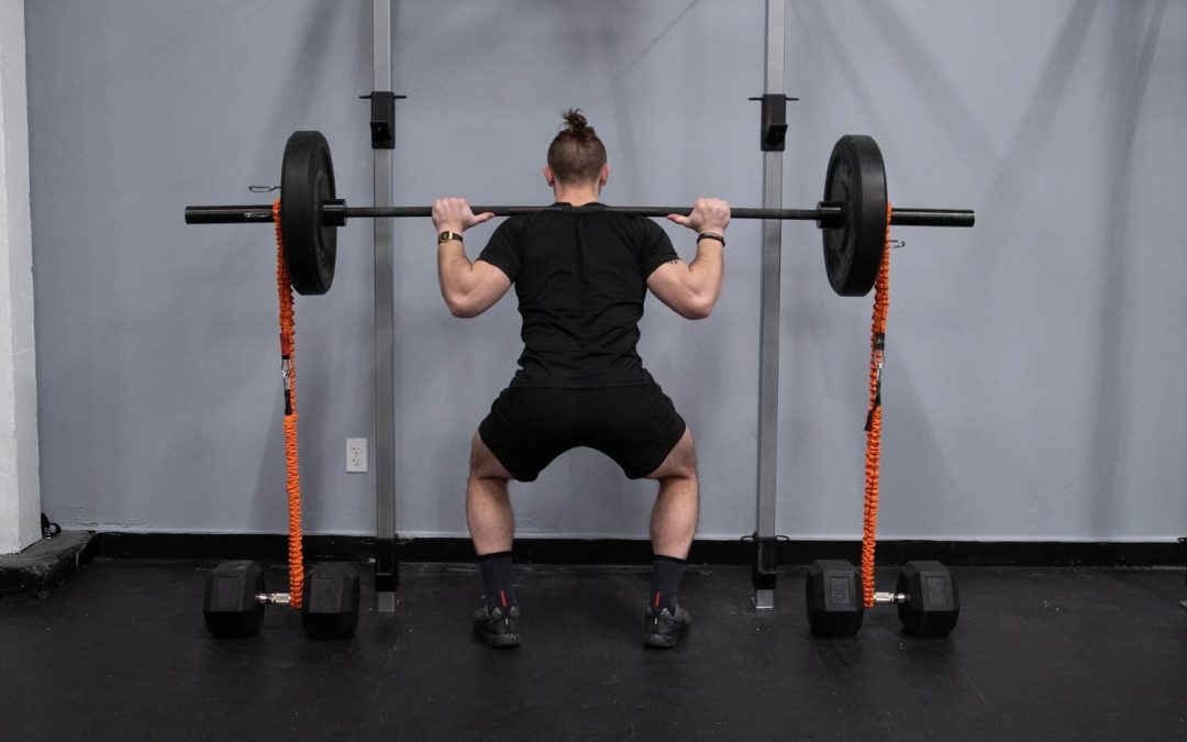 Banded Barbell Squat
