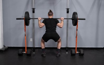 Banded Barbell Squat