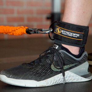 Stroops athlete with Ankle Cuff on close up side view