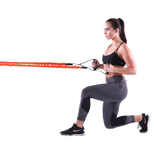 48in Metal Pilates Bar Resistance Band Training Bar Long Yoga