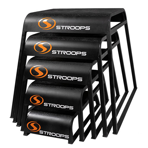 Stroops Ergo Plyo Boxes full set with white background