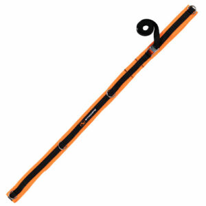 Stroops orange Spine Strap folded in half with white background