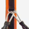 Stroops spine strap clip close up image with slastix clipped to strap