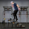 Stroops trainer Caysem doing steppers with Ergo Plyo Boxes