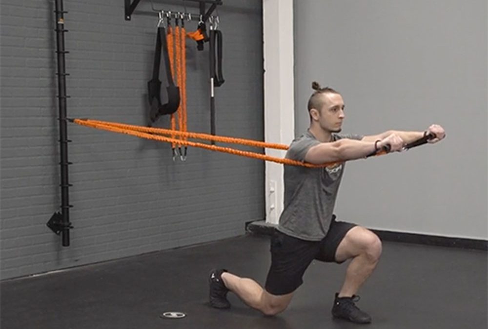 Alternating Lunge Press for Slastix