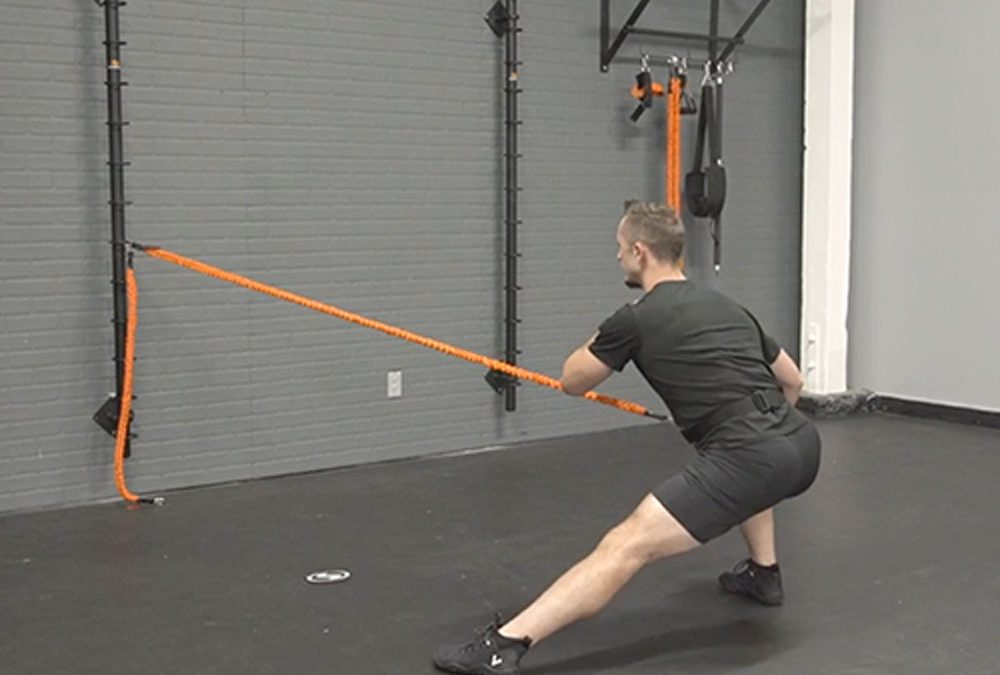 Alternating Side Lunge for Slastix