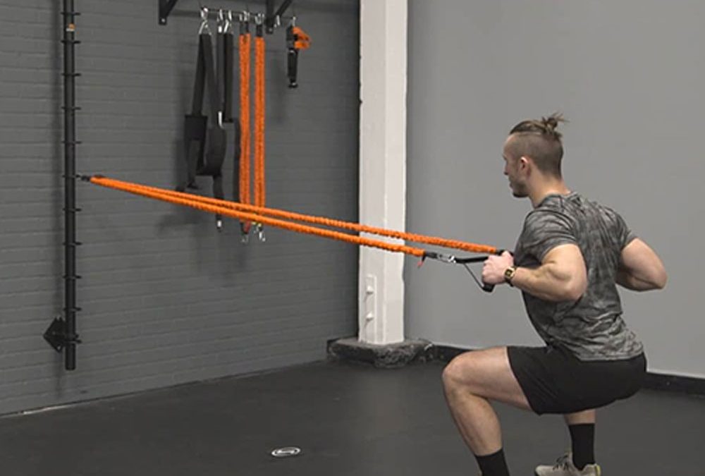 Static Squat Row for Slastix