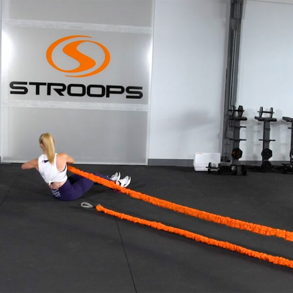 Stroops trainer Danielle doing Son of the Beast seated torso twist
