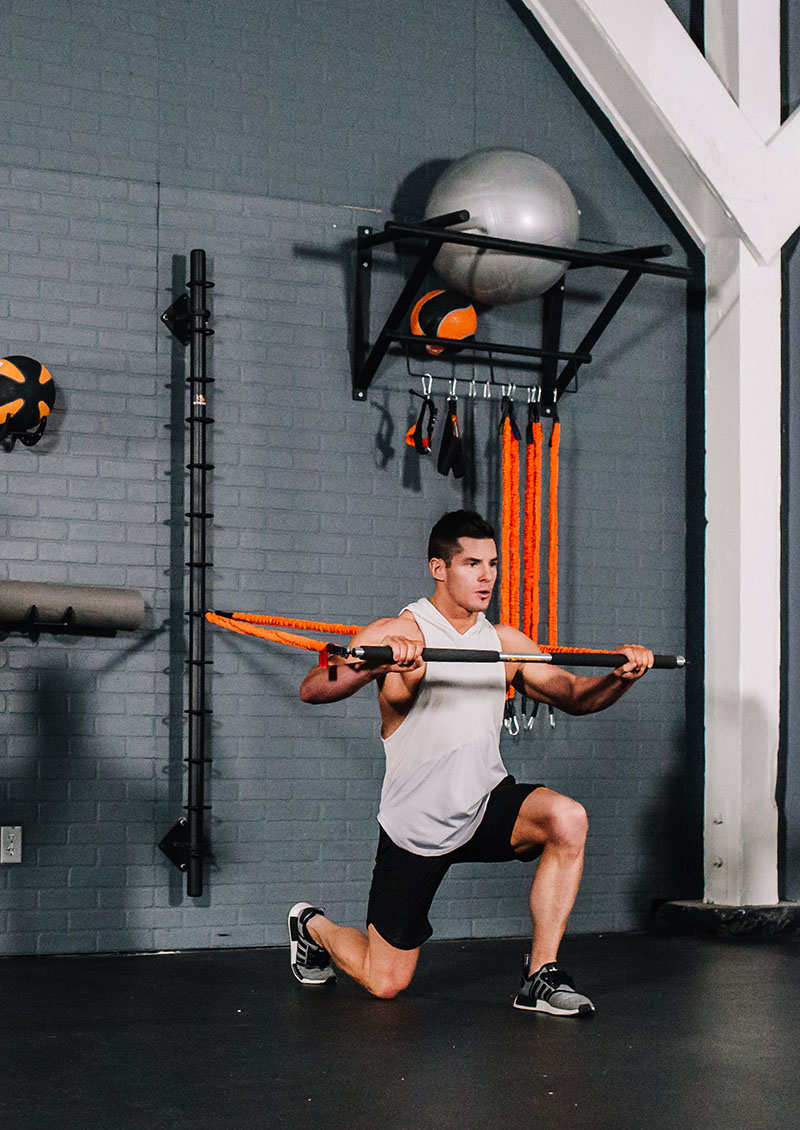 Resistance bands attached to wall sale