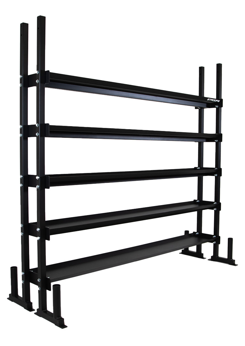 five shelf rack standing alone