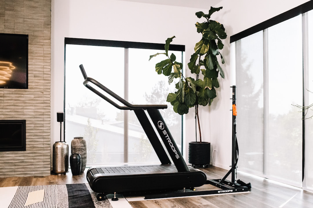 Home gym setup featuring the Optimill®