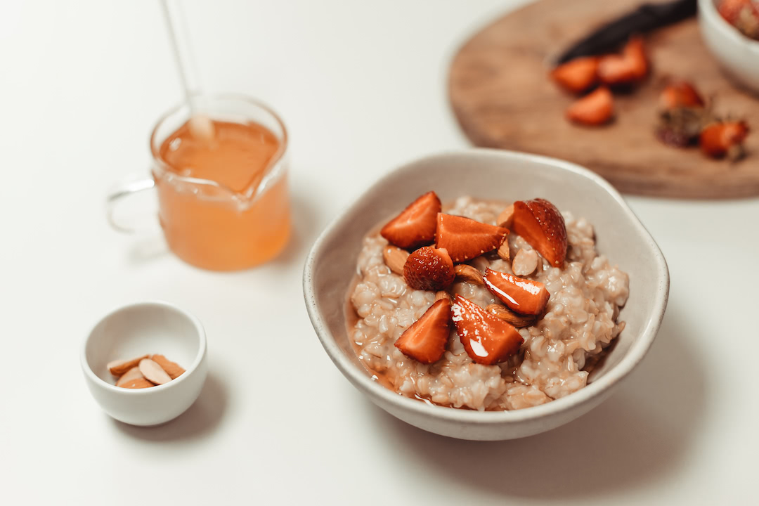 Oatmeal is good for when you're eating healthier.