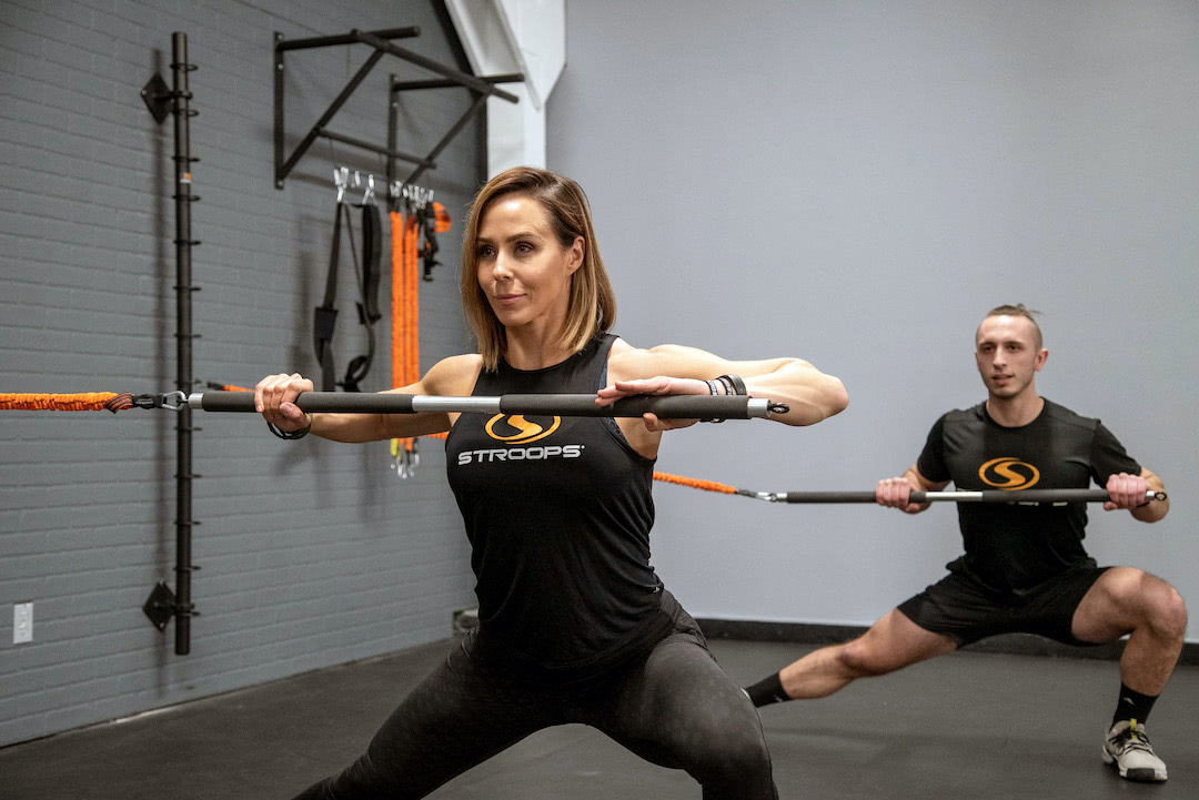 Stroops athlete Aly training with Stroops athlete Caysem